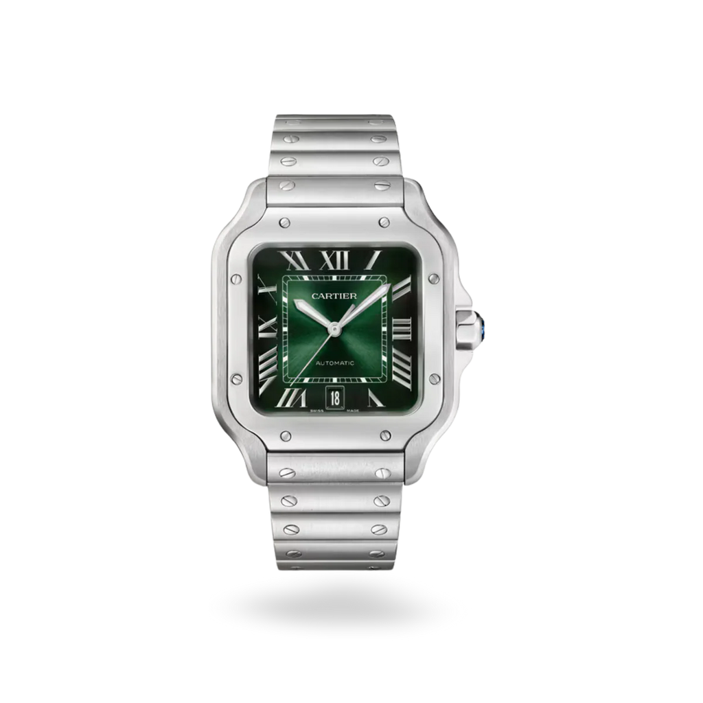 Santos de Cartier green dial