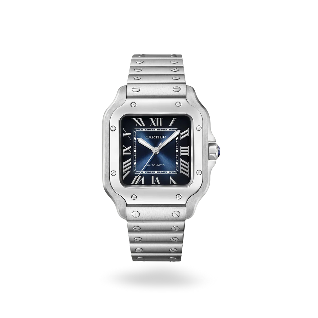 Santos de Cartier blue dial