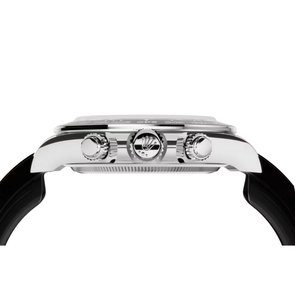 Rolex Cosmograph Daytona-40mm ( Black Rubber Strap )