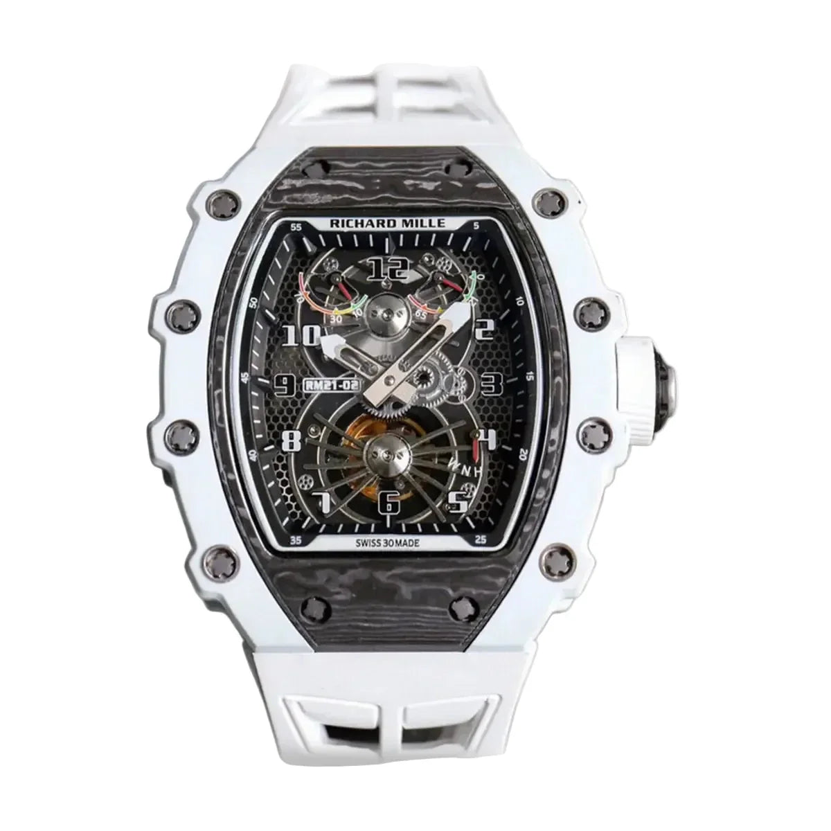 Richard Mille Rm 21-02 Tourbillon Aerodyne Super Clone Swiss Machine (50.12mm x 42.68mm)