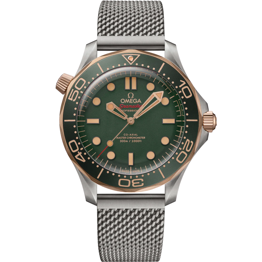 Omega-Seamaster “007 edition” Green & Gold